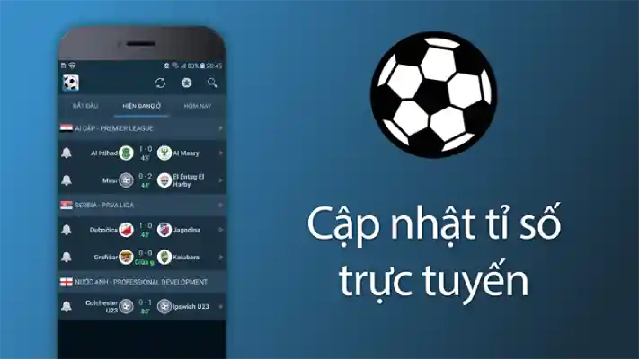 Cập nhật tin bóng đá tại tỷ số bóng đá.