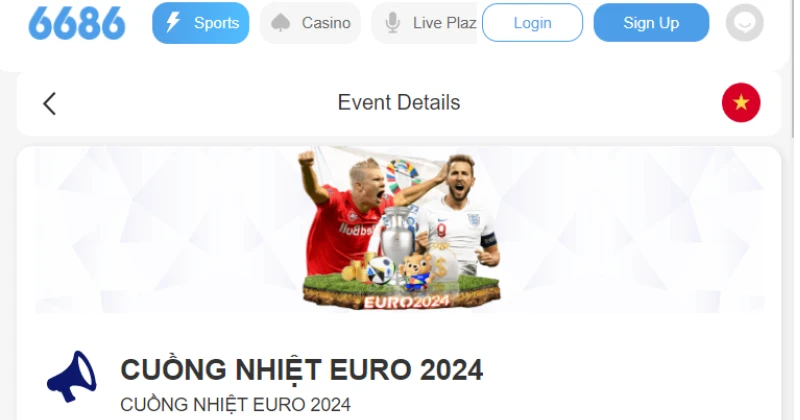 Khuyến mãi cuồng nhiệt cùng Euro 2024 dành cho các anh em đam mê bóng đá
