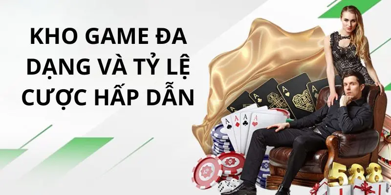Nhà cái luôn có kho game khủng và tỷ lệ trả thưởng cao